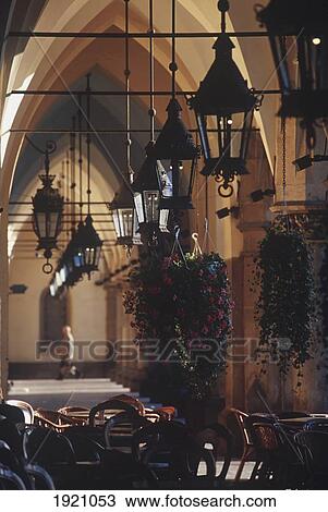 View Through Cafe At Sukiennice Of Main Market Square; Krakow, Poland View Large Photo Image Stock Image - View Through Cafe At Sukiennice Of Main Market Square; Krakow, Poland. Fotosearch