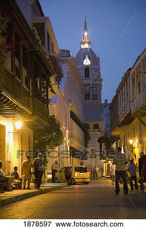 Stock Photo - View Towards Cathedral. Fotosearch
