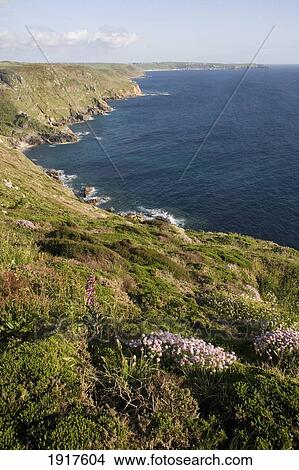 Picture - View Towards Sennen And Lands End. Fotosearch