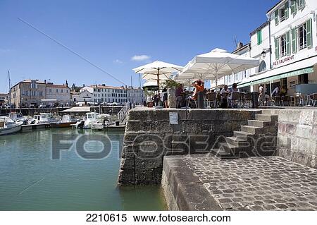 Stock Photography - Views around marina and Harbour town of St Martin de Re, Ile De Re, France. Fotosearch