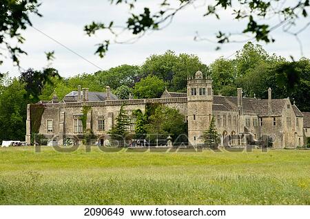 Stock Photo - Views Of Lacock Abbey In Lacock At Wiltshire, Uk. Fotosearch