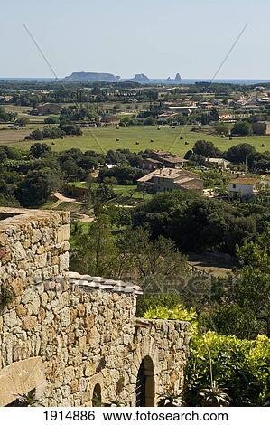 Stock Photograph - Views Of Medas Islands And Fields. Fotosearch