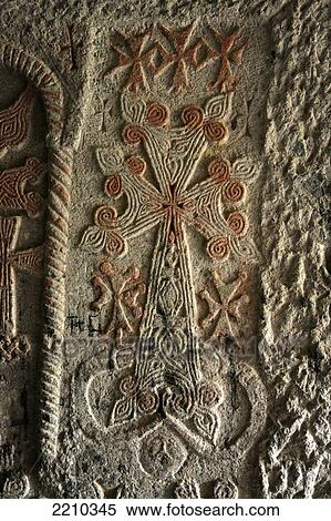 Stock Photography - Views Of The 13Th Century Geghard Monastery (Monastery Of The Lance); Armenia. Fotosearch