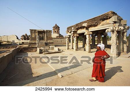 Vijayanagara ruins; Hampi, Karnataka, India View Large Photo Image Picture - Vijayanagara ruins; Hampi, Karnataka, India. Fotosearch