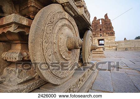 Vijayanagara ruins, Vittala Temple; Hampi, Karnataka, India View Large Photo Image Stock Image - Vijayanagara ruins, Vittala Temple; Hampi, Karnataka, India. Fotosearch