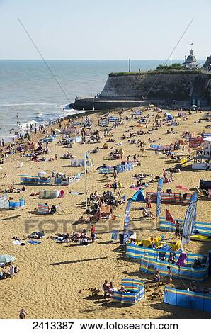 Viking Bay, Broadstairs; Kent, England View Large Photo Image Stock Photo - Viking Bay, Broadstairs; Kent, England. Fotosearch