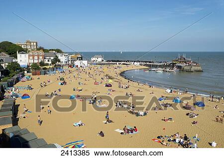 Viking Bay, Broadstairs; Kent, England View Large Photo Image Stock Photography - Viking Bay, Broadstairs; Kent, England. Fotosearch