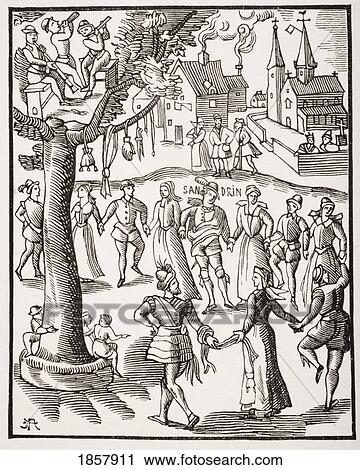 Village Feast. 19Th Century Reproduction Of 16Th Century Woodcut Of The Sandrin Ou Verd Galant View Large Photo Image Stock Image - Village Feast. 19Th Century Reproduction Of 16Th Century Woodcut Of The Sandrin Ou Verd Galant. Fotosearch