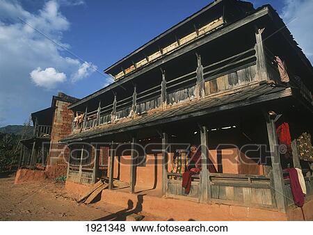 Village Life View Large Photo Image Stock Photo - Village Life. Fotosearch