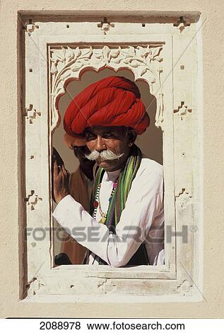 Village Man, Rajasthan, India View Large Photo Image Stock Photo - Village Man, Rajasthan, India. Fotosearch