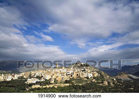 Village On The Costa Brava View Large Photo Image Stock Image - Village On The Costa Brava. Fotosearch