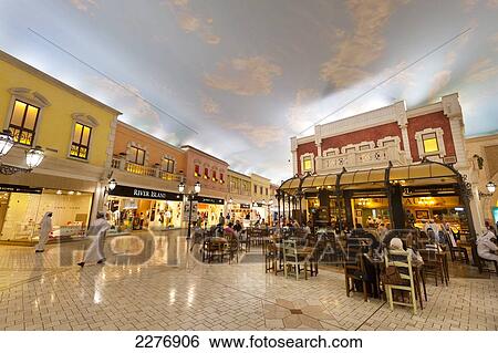 Villagio shopping mall; Doha, Qatar View Large Photo Image Stock Photograph - Villagio shopping mall; Doha, Qatar. Fotosearch