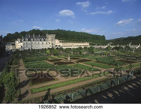 Villandry Chateau View Large Photo Image Stock Image - Villandry Chateau. Fotosearch