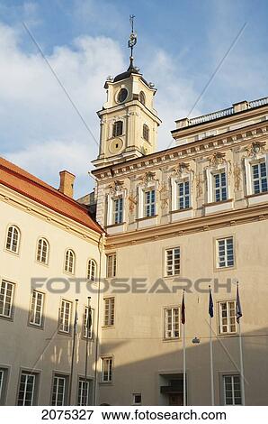 Stock Photo - Vilnius University, Lithuania. Fotosearch