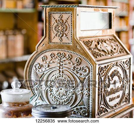 Vintage cash register in Kilby General Store Museum at Kilby Historic Site; Harrison Mills, British Columbia, Canada View Large Photo Image Stock Photography - Vintage cash register in Kilby General Store Museum at Kilby Historic Site; Harrison Mills, British Columbia, Canada. Fotosearch