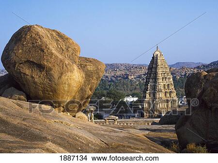 Virupaksha Temple, Of The Historic Vijayanagara Empire. View Large Photo Image Picture - Virupaksha Temple, Of The Historic Vijayanagara Empire.. Fotosearch