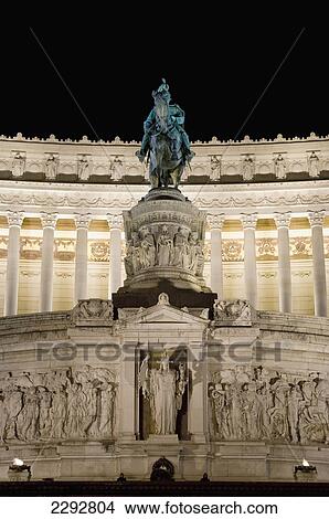 Picture - Vittorio Emanuele Monument, Rome, Italy. Fotosearch