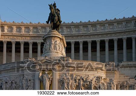 Stock Image - Vittorio Emanuele Monument, Rome, Italy. Fotosearch