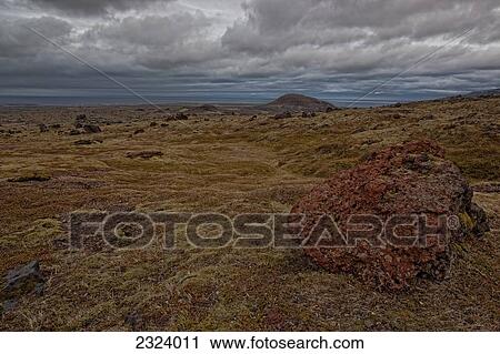 Volcanic landscape on the Snaefellsnes Peninsula; Iceland View Large Photo Image Stock Image - Volcanic landscape on the Snaefellsnes Peninsula; Iceland. Fotosearch