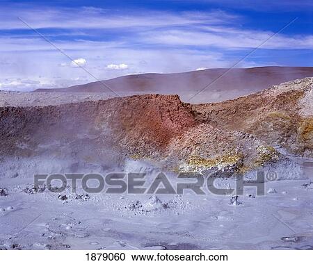 Stock Image - Volcanic Mud. Fotosearch