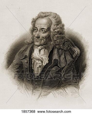 Voltaire, Pen-Name Of François-Marie Arouet, 1694-1778. French Writer And Philosopher View Large Photo Image Stock Photo - Voltaire, Pen-Name Of François-Marie Arouet, 1694-1778. French Writer And Philosopher. Fotosearch