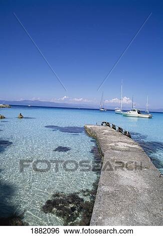 Stock Photograph - Voutoumi Bay. Fotosearch