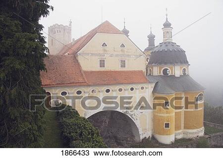 Stock Image - Vranov Chateau, Vranov Nad Dyji, Czech Republic. Fotosearch