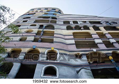 Waldspirale, A Residential Building Complex In Darmstadt, Germany View Large Photo Image Stock Image - Waldspirale, A Residential Building Complex In Darmstadt, Germany. Fotosearch