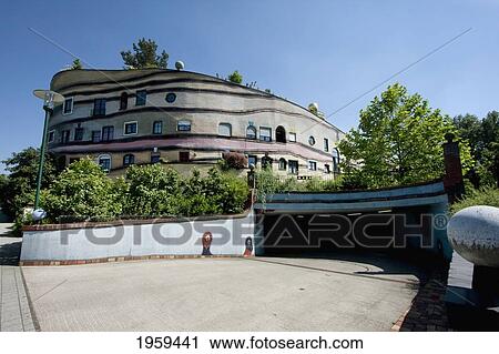 Stock Image - Waldspirale, A Residential Building Complex In Darmstadt, Germany. Fotosearch