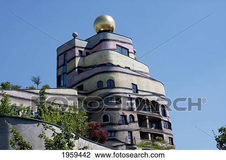 Waldspirale, A Residential Building Complex In Darmstadt, Germany View Large Photo Image Stock Image - Waldspirale, A Residential Building Complex In Darmstadt, Germany. Fotosearch
