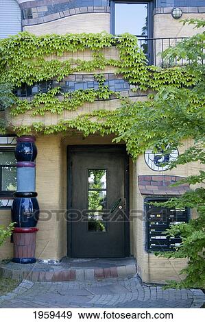Waldspirale, A Residential Building Complex In Darmstadt, Germany View Large Photo Image Stock Photo - Waldspirale, A Residential Building Complex In Darmstadt, Germany. Fotosearch