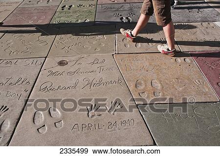 Stock Photo - Walk Of Fame; Hollywood, California, Usa. Fotosearch
