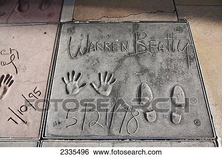 Stock Photograph - Walk Of Fame; Hollywood, California, Usa. Fotosearch