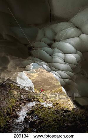 Walker Jumping Over Small Stream Coming Out Of Ice Cave, Gleann Einich Near Aviemore, Highlands, Scotland, Uk View Large Photo Image Stock Image - Walker Jumping Over Small Stream Coming Out Of Ice Cave, Gleann Einich Near Aviemore, Highlands, Scotland, Uk. Fotosearch