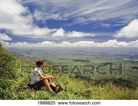 Walker Resting On Grass Looking Ta View View Large Photo Image Stock Image - Walker Resting On Grass Looking Ta View. Fotosearch