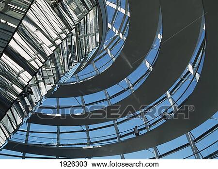 Stock Image - Walkway Inside Reichstag Dome. Fotosearch