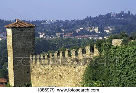 Stock Photo - Wall At Boboli Gardens. Fotosearch