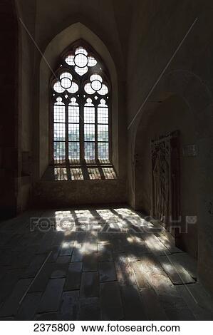 Wall grave slab and window of the basilica of Eberbach Abbey, Germany View Large Photo Image Stock Photo - Wall grave slab and window of the basilica of Eberbach Abbey, Germany. Fotosearch
