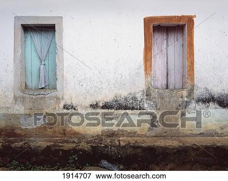 Stock Photo - Wall Of Traditional House. Fotosearch