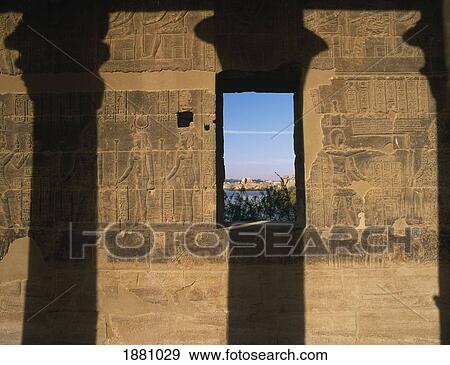Wall Of West Colonnade Covered In Reliefs And Hieroglyphs View Large Photo Image Stock Photo - Wall Of West Colonnade Covered In Reliefs And Hieroglyphs. Fotosearch