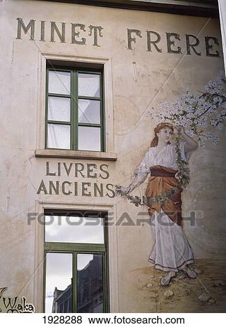 Stock Photo - Wall Painting; Brussels, Belgium. Fotosearch