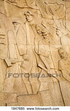 Stock Photography - Wall Relief At Bund History Museum; Shanghai, China. Fotosearch