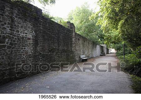 Wall Surrounding The Palace Garden, Trier, Rhineland-Palatinate, Germany View Large Photo Image Stock Photograph - Wall Surrounding The Palace Garden, Trier, Rhineland-Palatinate, Germany. Fotosearch