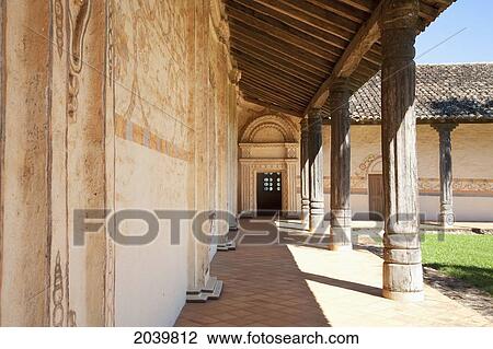 Walls With Frescoes With Tropical Motifs Around The Courtyard, Jesuit Mission Of San Javier De Velasco, Santa Cruz Department, Bolivia View Large Photo Image Stock Image - Walls With Frescoes With Tropical Motifs Around The Courtyard, Jesuit Mission Of San Javier De Velasco, Santa Cruz Department, Bolivia. Fotosearch