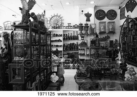 Stock Photography - Wares Being Sold In A Chinese Shop; Kunming Yunnan China. Fotosearch
