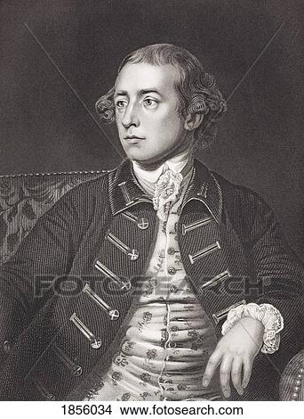 Picture - Warren Hastings 1732 - 1818. English Politician And Colonial Adminstrator. Governor General Of India. From The Book Gallery Of Historical Portraits Published C. 1880.. Fotosearch