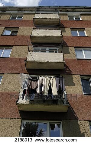 Washing Hung Out To Dry, Brezno, Slovakia View Large Photo Image Stock Image - Washing Hung Out To Dry, Brezno, Slovakia. Fotosearch