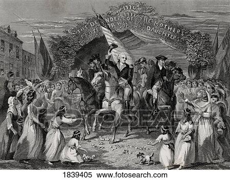 Washington Entering Trenton New Jersey Usa 1789 George Washington 1732-1799 First President Of The United States From A 19Th Century Print Engraved By J Rogers After M A Wageman View Large Photo Image Stock Photography - Washington Entering Trenton New Jersey Usa 1789 George Washington 1732-1799 First President Of The United States From A 19Th Century Print Engraved By J Rogers After M A Wageman. Fotosearch