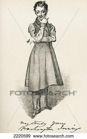 Stock Photo - Washington Irving, 1783. Fotosearch