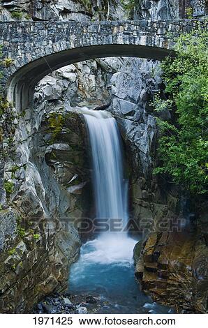 Washington, Mount Rainier National Park, Christine Falls. View Large Photo Image Stock Photography - Washington, Mount Rainier National Park, Christine Falls.. Fotosearch